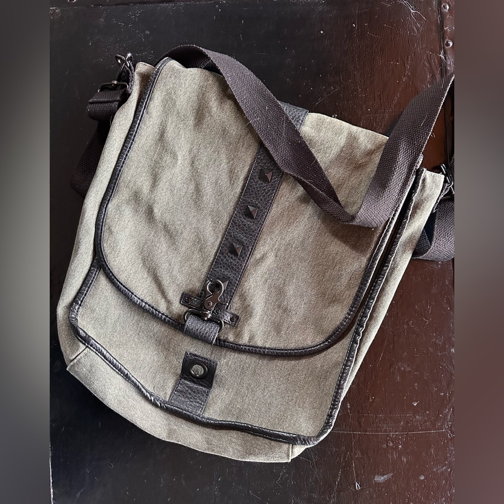 Vans Khaki and Black Men's Messenger Bag